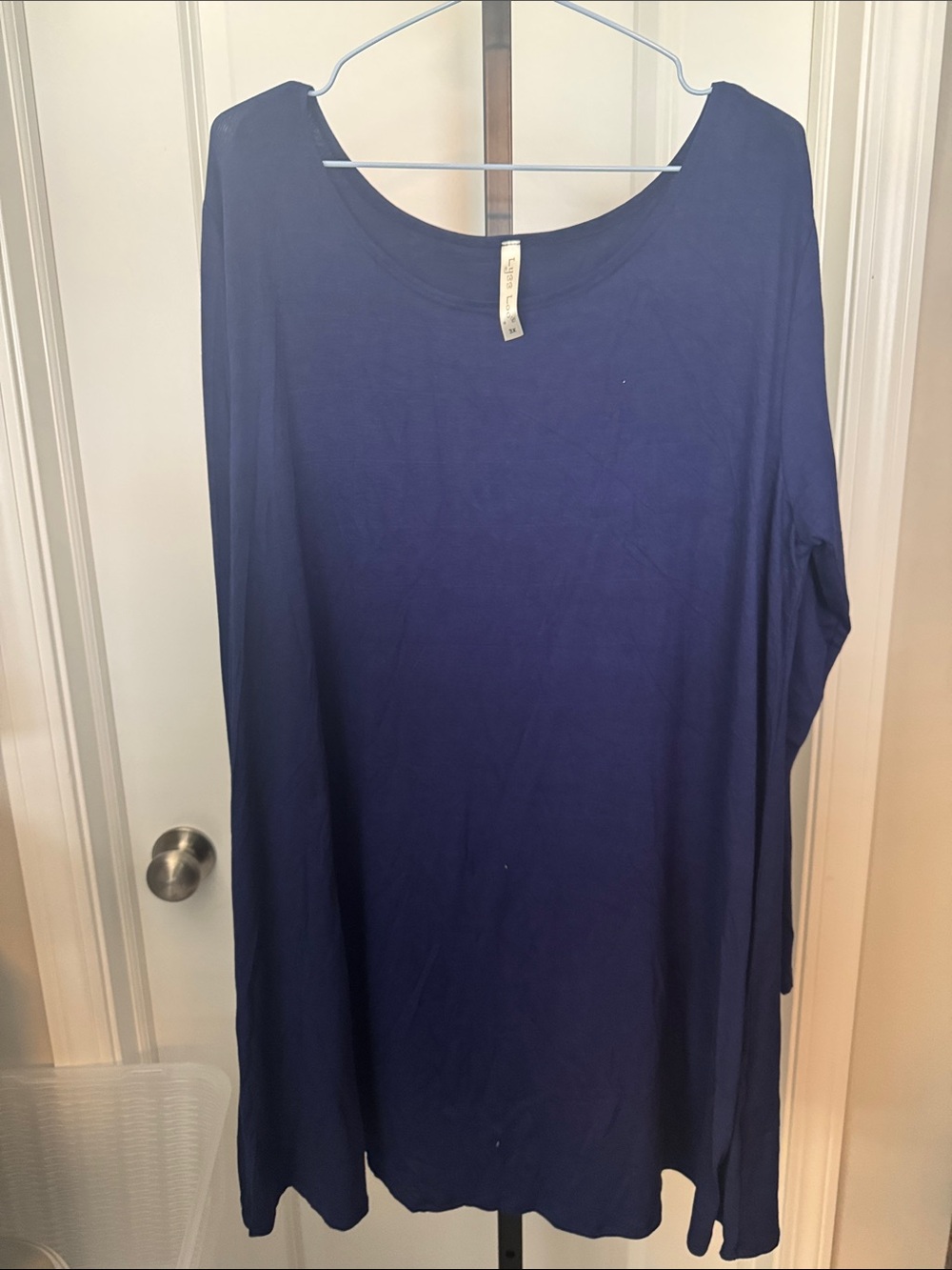 Lyss Loo Navy Blue Long Sleeve Tee